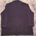 Joseph Abboud Men s Navy Knit Collared Button Cardigan Sweater Pockets L