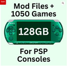 Psp Memory Stick Card 128gb W  1050 Games