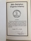 26th Battalion Virginia Infantry Va Regimental Histories Series 1st Edition