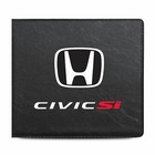 Honda Civic Si Car Auto Insurance Registration Black Pvc Document Holder Wallet
