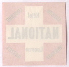 Vintage National Hotel Lucerne Switzerland Luggage Label 3 5 