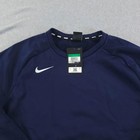 Nike Therma Dri-fit Training Sweatshirt Mens Xl Navy Blue Pullover Athletic Top