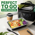 150 Sets Meal Prep Containers With Lids Disposable Take Out Food Container 26 Oz