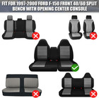 Custom-fit Front Seat Covers Replace For 1997-2000 Ford F-150 40 60 Split Bench