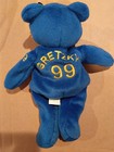 Salvino s Bammers Wayne Gretzky 99 Blue Plush Bear Teddy 1999 Surface Washable
