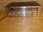 Rare Vintage Silver Face Stereo Receiver Electrobrand 9500 Am fm  Tested Working