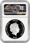 2020  2 Niue Proof Star Wars Lando Calrissian 1 Oz  999 Silver Ngc Pf70 Uc First