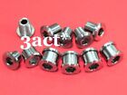 15pcs Titanium   Ti Bolt   Nut  10 Bolts   5 Nuts  For Triple Crankset Chainring