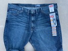 New Wrangler Men   s Relaxed Fit Flex 4 Comfort Straight Leg Denim Jeans Nwt 44 30