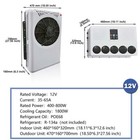 Cooligo 12v Air Conditioner Split Ac Unit Kit For For Rv Bus Semi Truck 12000btu