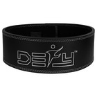 Defy Weightlifting Genuine Leather Men women Black Lever Gym Power Lifting Belt