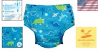 Aqua Dinosaur Reusable Swim Diaper For Baby Boys - 6   Eco-friendly