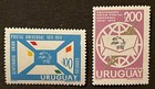 Travelstamps  1974 Uruguay Stamps Scott  892-883 - Upu Centenary Mint Mnh Og