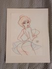 Sexy Holli Would Original Comic Art Painting Pinup