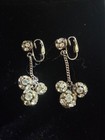 Marilyn Monroe Owned Worn Dangling Ball Silver Clip-on Earrings Sydney Guilaroff
