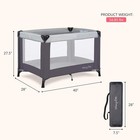 Portable Baby Nursery Center Foldable Playard With Diaper Changing Table Toddler