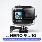 200ft Underwater Diving Waterproof Housing Case Cover For Gopro Hero 9 10 Camera