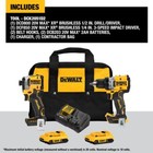 Dewalt Dck2051d2 20v Max Xr Compact Drill driver And Impact Driver Combo Kit