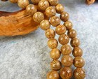Genuine Wenge Wood 108 8mm Buddhist Prayer Bead Mala Necklace bracelet