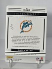 2025 Panini Impeccable 1 1 Dan Marino Autograph Printing Plate Auto Dolphins Au