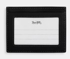 Coach Black Leather Signature C Denim Slim Id Card Case Wallet Caj47