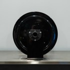 Cox Vacuum Hose Reel Black   Hand Crank   Bare Reel No Hose