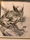 Rob Liefeld Original Comic Art Framed Sketch   Marvel Wolverine  X-men 1 Of 1
