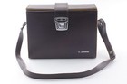 near Mint  Canon Genuine Vintage Leather Camera Bag Brown Hard Case From Japan