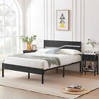 3-piece Bedroom Furniture Set Full Queen Size Bed Frame With 2 Nightstand