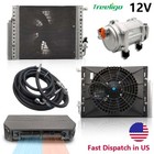 12v Underdash Car Heat cool Air Conditioner Unit Universal Ac Compressor A c Kit