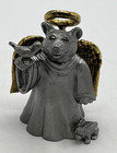 Michael Ricker Pewter Angel Bear Signed And Numbered 4 