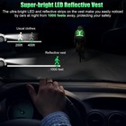 Led Reflective Vest Running Gear  5 Colors Lights Up Running Vest For Night Walk