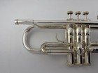 Trumpet Shires Model Alwf Prototype Bb Silver Trumpet   Gator Case