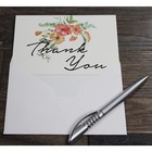 100 Floral All Occasions Envelopes  Thank You Table Notes Cards Set 4x6 