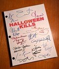 Halloween Kills Script Cast-signed - Autograph Reprints - Michael Myers