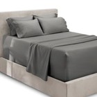  Size Sheets Sets - Fits Mattress 18-24 King Charcoal Gray Extra Deep Pocket