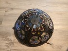 Vintage Tiffany Style Stained Glass 16   7  Chandelier Lamp Shade 