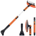 Snow Removal Brush And Ice Scrapers For Car Windshield  3 In 1 Heavy Duty