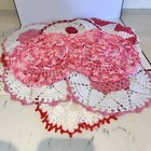 Handmade Lot Of 12 Vintage Hand Crocheted Lace Doilies Floral Mixed Shapes