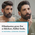 Beard   Mustache Dye Light Brown Hair Color Kit With Brush