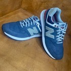 New Balance 574 Greens V2 Mg574nv Mens Size 10 D Blue Spikeless Golf Shoes