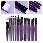 23 Pcs Professional Makeup Brush Set With Powder Puff   Travel Cosmetic Kit