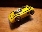 Vintage 1970 s Aurora Afx Super Ii Yellow  4 Ho Scale Slot Car With Correct Axle