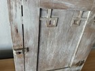 Antique Bathroom Wood Medicine Cabinet   Vintage Farm House Primitive