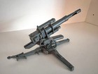Marx Battleground desert Fox - Dark Gray German 88 Field Gun - Vg - Must See