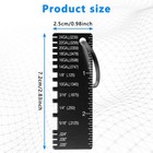 Xuhal 4 Pieces Double Sided Wire Metal Sheet Thickness Gauge Wire Measurement   