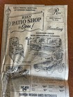 Ries    Patio Shop Mcm Patio 1961 Newspaper Ad Clipping South Bend Indiana