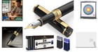 Elegant Fountain Pen With Medium Nib   24 Refillable Ink Cartridges - Gift Set
