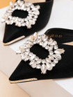 2pcs Rhinestone Square Buckle Shoe Jewelry Clips Decor Accessories New
