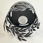 Bath And Body Works Modern Branches 3-wick Candle Holder Black Metal Sleeve 4in